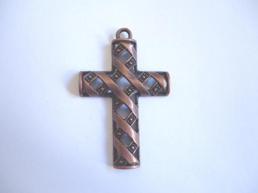 (image for) Cross - antique copper #PP21